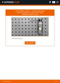 Kuidas välja vahetamist läbi viia: FORD TRANSIT MK-7 Platform/Chassis 2.4 TDCi RWD Tagatuli