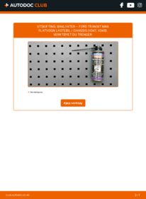 Slik bytter du Baklykter 2.4 TDCi RWD FORD TRANSIT MK-7 Platform/Chassis