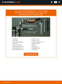 Wie der Austausch bewerkstelligt wird: Spurstangenkopf 2.4 TDCi RWD FORD TRANSIT MK-7 Platform/Chassis