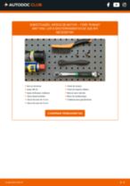 Manual online sobre a substituição de Luz de chapa de matrícula em Citroen C Crosser Enterprise