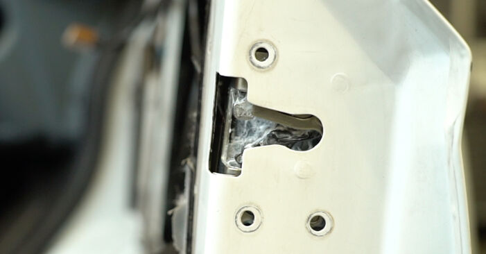 Cambie Cerradura de Puerta en un FORD TRANSIT MK-7 Caja/Chasis 2.4 TDCi RWD 2009 usted mismo