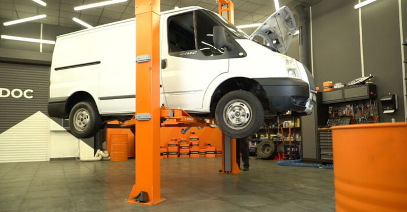 How to change front wheel bearing on Ford Transit Mk7 van – replacement ...