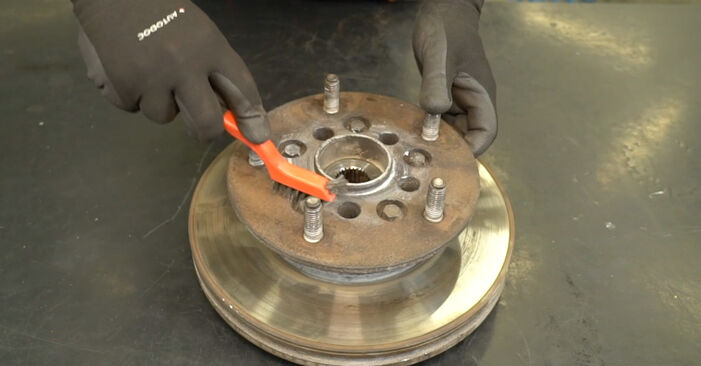 Changing of Wheel Bearing on Ford Transit Mk7 2014 won't be an issue if you follow this illustrated step-by-step guide