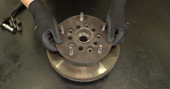 Changing Wheel Bearing on FORD TRANSIT MK-7 Box 2.4 TDCi RWD 2009 by yourself