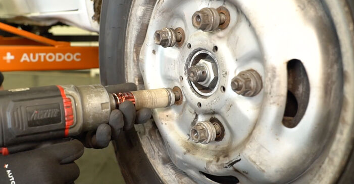 How hard is it to do yourself: Wheel Bearing replacement on Ford Transit Mk7 2.2 TDCi 2012 - download illustrated guide