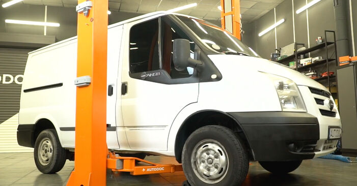 How hard is it to do yourself: Poly V-Belt replacement on Ford Transit Mk7 2.2 TDCi 2012 - download illustrated guide