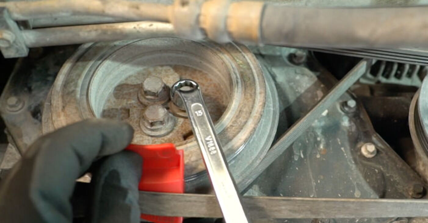 How to change the serpentine belt on the FORD Transit Custom V362 Van (FY, FZ) replacement guide