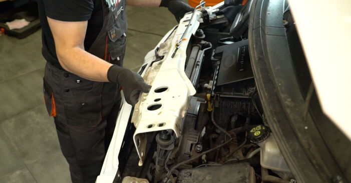 Hoe Radiator vervangen FORD TRANSIT MK-7 Open laadbak/ Chassis 2011: download pdf-handleidingen en video-instructies