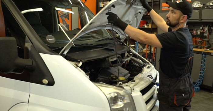 How to change Brake Caliper Bracket on Ford Transit Mk7 2006 - free PDF and video manuals