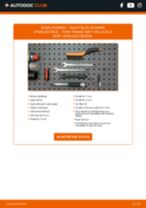 Remplacement Coussinet de palier stabilisateur FORD TRANSIT : instructions pdf