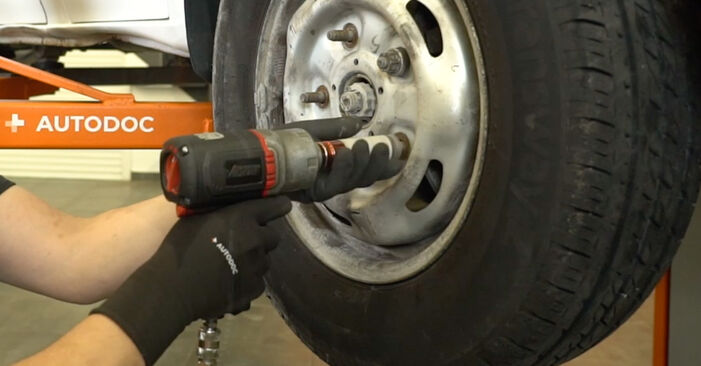 Changing Anti Roll Bar Bushes on FORD TRANSIT MK-7 Box 2.4 TDCi RWD 2009 by yourself