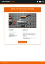 Jak vyměnit přední a zadní Spojovací tyč stabilizátoru FORD TRANSIT Box (FA_ _) - manuály online