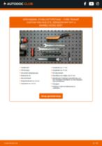 Gratis PDF handleiding voor vervanging van onderdelen in de TRANSIT Custom 2015