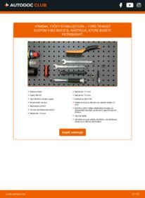 Ako vykonať výmenu: Spojovacia tyč na Transit Custom V362 Bus (F3) 2.2 TDCi