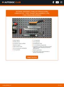 Kaip atlikti keitimą: Ford Transit Mk5 Minibus 2.0 DI Stabilizatoriaus įvorė