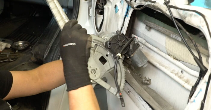 Changing Window Regulator on FORD TRANSIT MK-7 Platform/Chassis 2.4 TDCi RWD 2009 by yourself