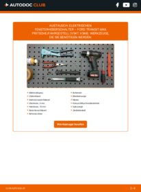 Wie der Austausch bewerkstelligt wird: Fensterheberschalter 2.4 TDCi RWD FORD TRANSIT MK-7 Platform/Chassis