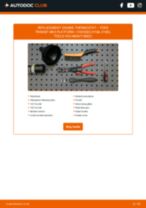Step by step PDF-tutorial on Thermostat FORD TRANSIT Platform/Chassis (FM_ _, FN_ _) replacement