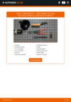 Online-ohjekirja, kuinka vaihtaa Termostaatin FORD TRANSIT Custom Box -malliin