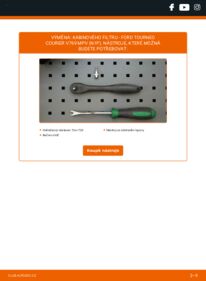 Jak provést výměnu: Kabinovy filtr Tourneo Courier V769 MPV (N1P) 1.0 EcoBoost