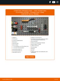 Slik bytter du Bremseslange 2.4 TDCi RWD FORD TRANSIT MK-7 Platform/Chassis
