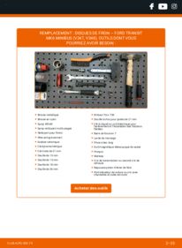 Comment effectuer un remplacement de Disque de frein 2.2 TDCi Ford Transit Mk6 Bus