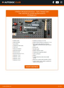 Jak provést výměnu: Brzdové Destičky Transit Mk6 Van (V347, V348) 2.2 TDCi
