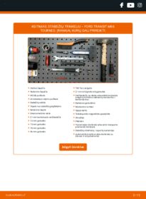 Kaip atlikti keitimą: Ford Transit Tourneo MK6 2.2 TDCi Stabdžių Kaladėlės