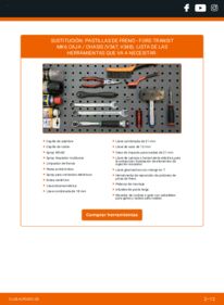 Cómo cambiar Pastillas De Freno FORD TRANSIT MK-7 Platform/Chassis