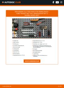 Vervangen: Slijtage Indicator Remblokken 2.2 TDCi Ford Transit Mk6 Van