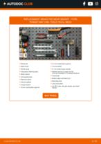 Step by step PDF-tutorial on Brake Pad Wear Sensor FORD TRANSIT MK-7 Box replacement