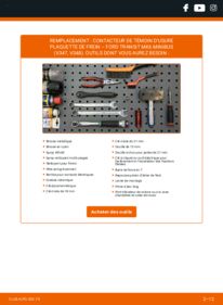 Comment effectuer un remplacement de Témoin d'Usure Plaquettes De Frein 2.2 TDCi Ford Transit Mk6 Bus