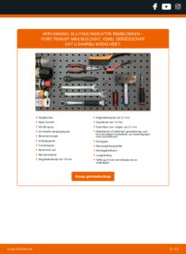Vervanging uitvoeren: Slijtage Indicator Remblokken 2.2 TDCi Ford Transit Mk6 Bus