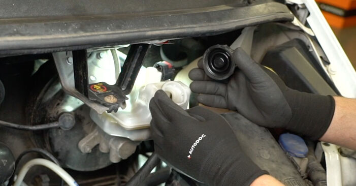 Diagrama Sensor de Desgaste de Pastillas de Frenos Ford Transit Mk6 Bus 2011 - recomendaciones paso a paso para la sustitución