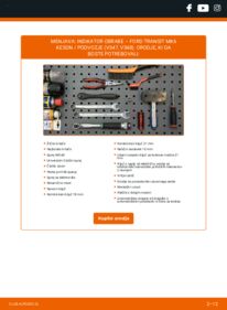 Kako izvesti menjavo: Indikator obrabe Transit Mk6 Keson / Podvozje (V347, V348) 2.4 TDCi RWD