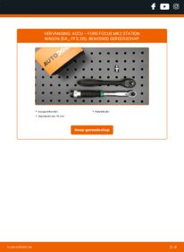 Vervanging uitvoeren: Batterij 1.6 TDCi Ford Focus Mk2 Station Wagon