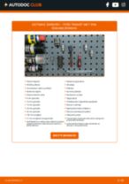 FORD TRANSIT Priekinis variklio gaubtas keitimas: nemokamas pdf