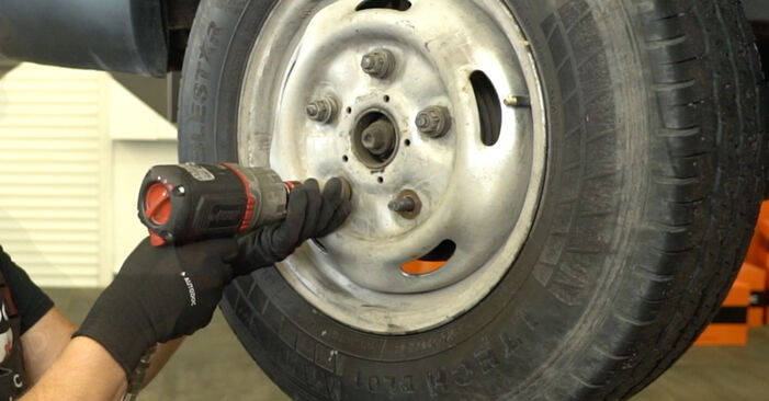 Ford Transit Mk5 Bus 2.0 TDCi 2002 Handremkabel vervanging: gratis werkplaatshandleidingen