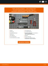 Hogyan végezze a cserét: 2.0 TDCi FORD TRANSIT Platform/Chassis (FM_ _, FN_ _) Kézifék Bowden