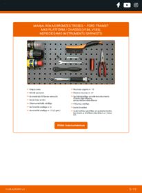 Kā veikt nomaiņu: 2.0 TDCi FORD TRANSIT Platform/Chassis (FM_ _, FN_ _) Rokas Bremzes Trose