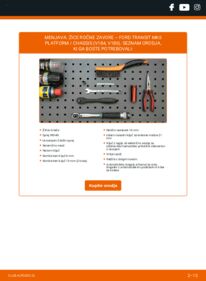 Kako izvesti menjavo: Žica Ročne Zavore Transit Mk5 Platform / Chassis (V184, V185) 2.0 TDCi