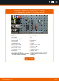 Slik bytter du Bærekule 2.2 TDCi Ford Transit Custom Minibuss