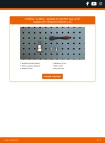 Jak provést výměnu: Baterie Interstar Van (X70) dCi 120