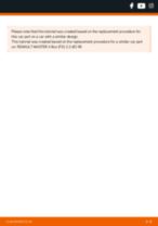 Start stop battery RENAULT MASTER III Platform/Chassis (EV, HV, UV) 2022 | PDF changing guide