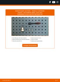 Como realizar a substituição de Batería 2.1 dT Renault Safrane B54