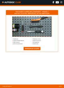 Wie der Ersatz vollführt wird: Kurbelwellensensor 2.5 dCi Renault Master 2 Kastenwagen