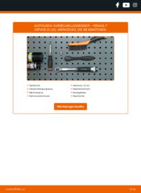 Wie der Wechsel ausgeführt wird: Kurbelwellensensor 2.2 12V TD Renault Espace 3