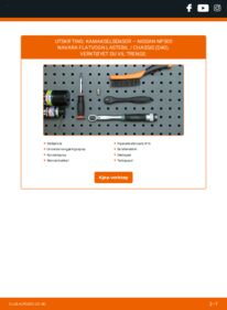 Slik bytter du Kamakselsensor 2.5 dCi Nissan Navara D40