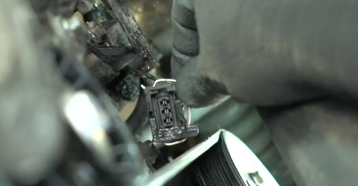 Slik bytter du RENAULT MEGANE II Coupé-Cabriolet (EM0/1_) 1.9 dCi 2004 Kamakselsensor selv – trinn-for-trinn veiledninger og videoer