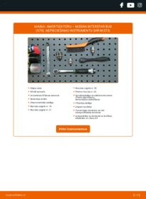 Kā veikt nomaiņu: dCi 120 Nissan Interstar Bus Amortizators